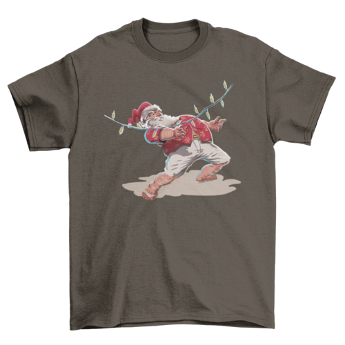 Santa claus christmas holiday t-shirt