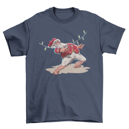 Santa claus christmas holiday t-shirt