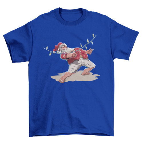 Santa claus christmas holiday t-shirt